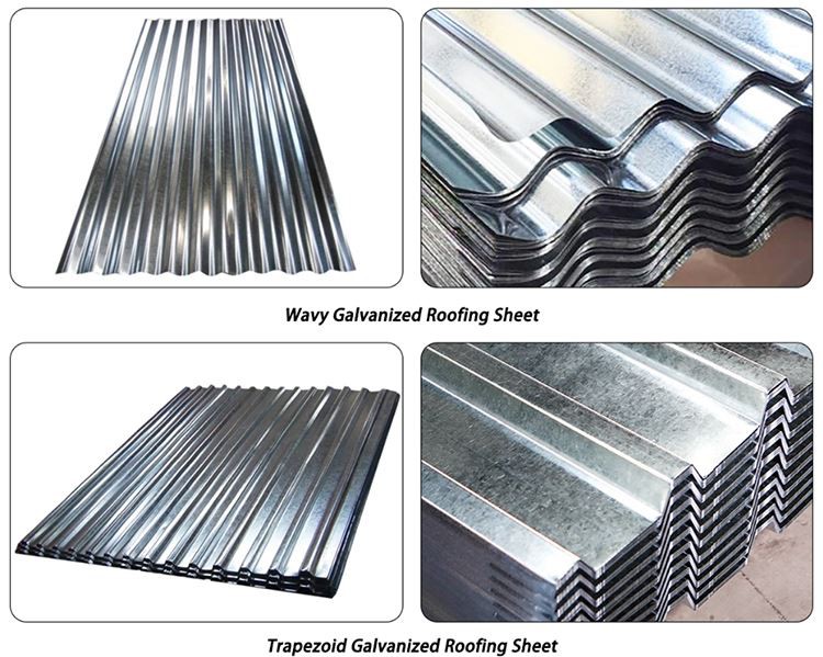 0.45 mm Thick Metal Roof Aluminum Zinc Sheet TYPE