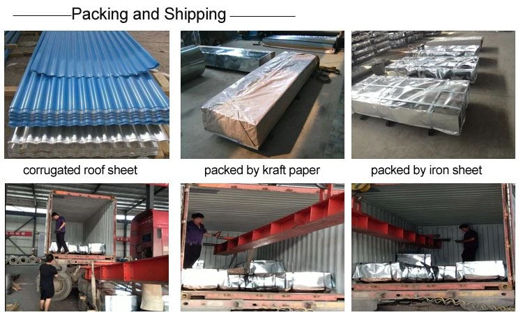 Zinc Aluminum Coated Metal Roof Corrugated Sheet