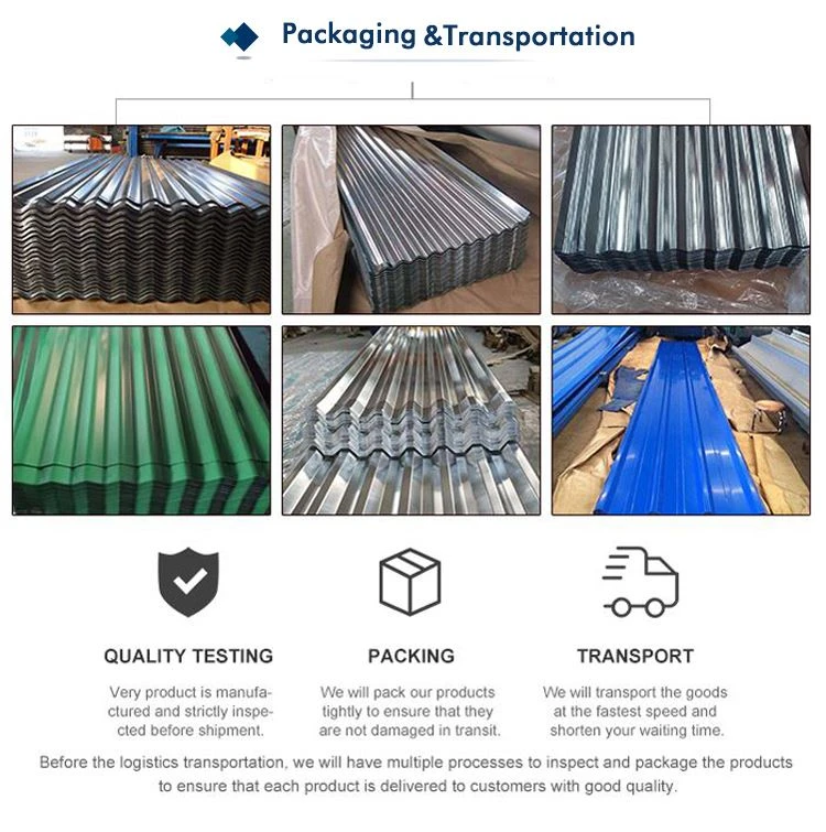 HDP Coated PPGL Prepainted Roofing Sheets packing