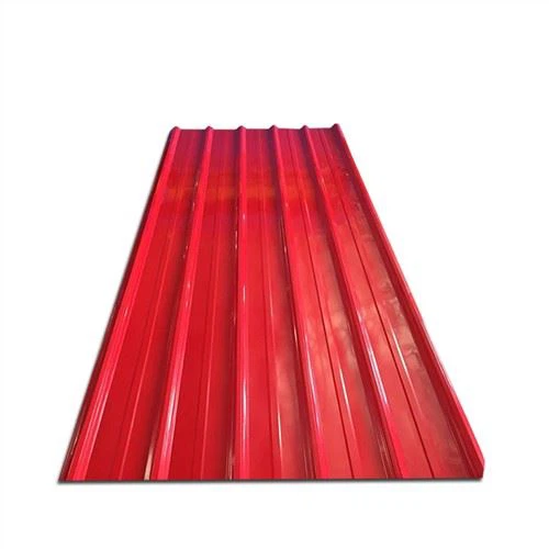 Prepainted Korrugerad galvaniserad takplåt